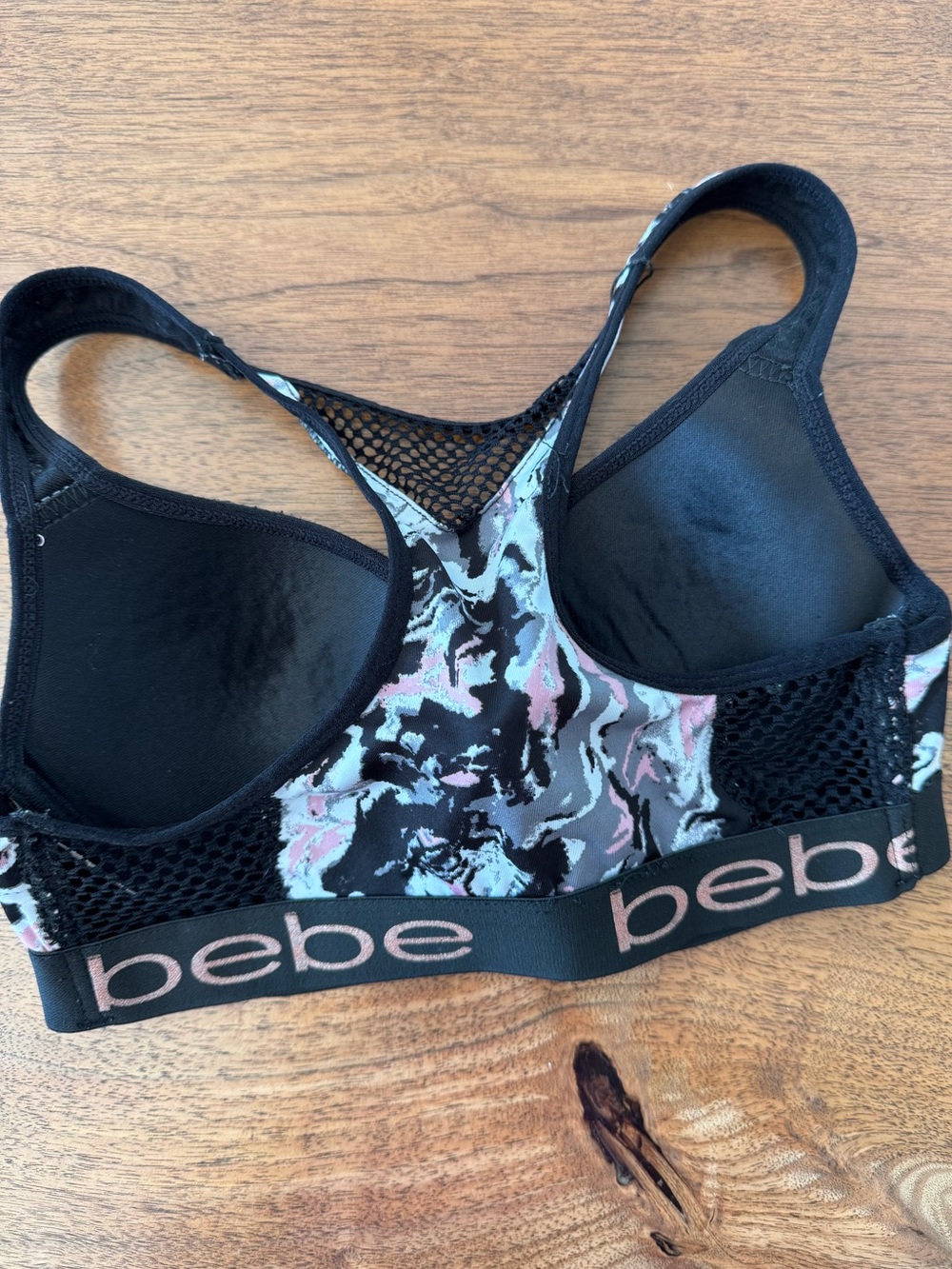 BEBE Racerback Sports Bra - Picture 2 of 7